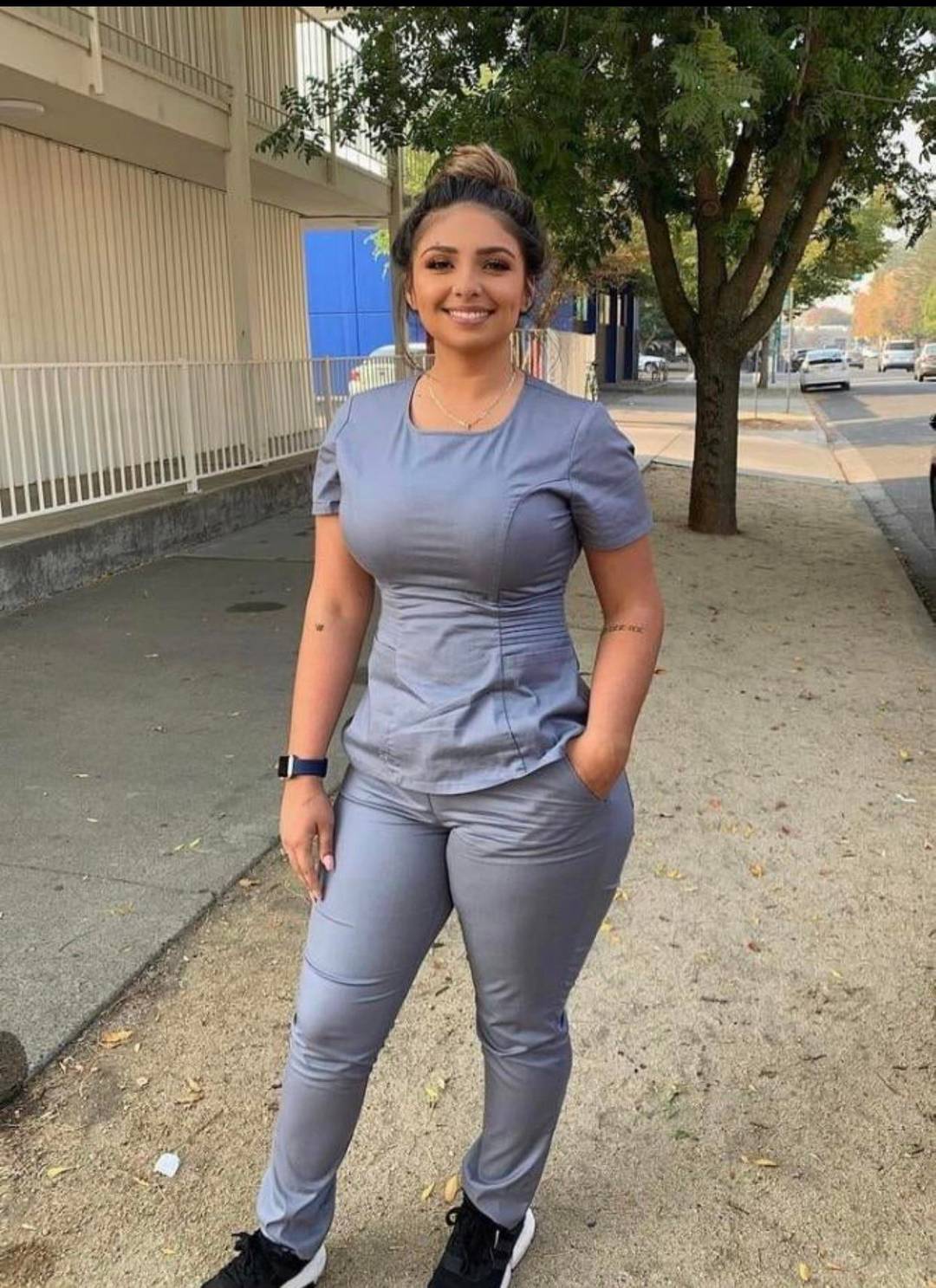 Busty latina nurse | Scrolller