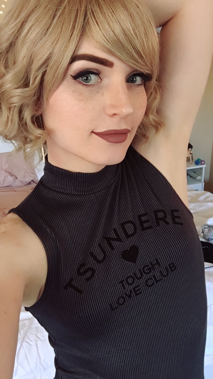 Natalie Mars with short blonde hair | Scrolller