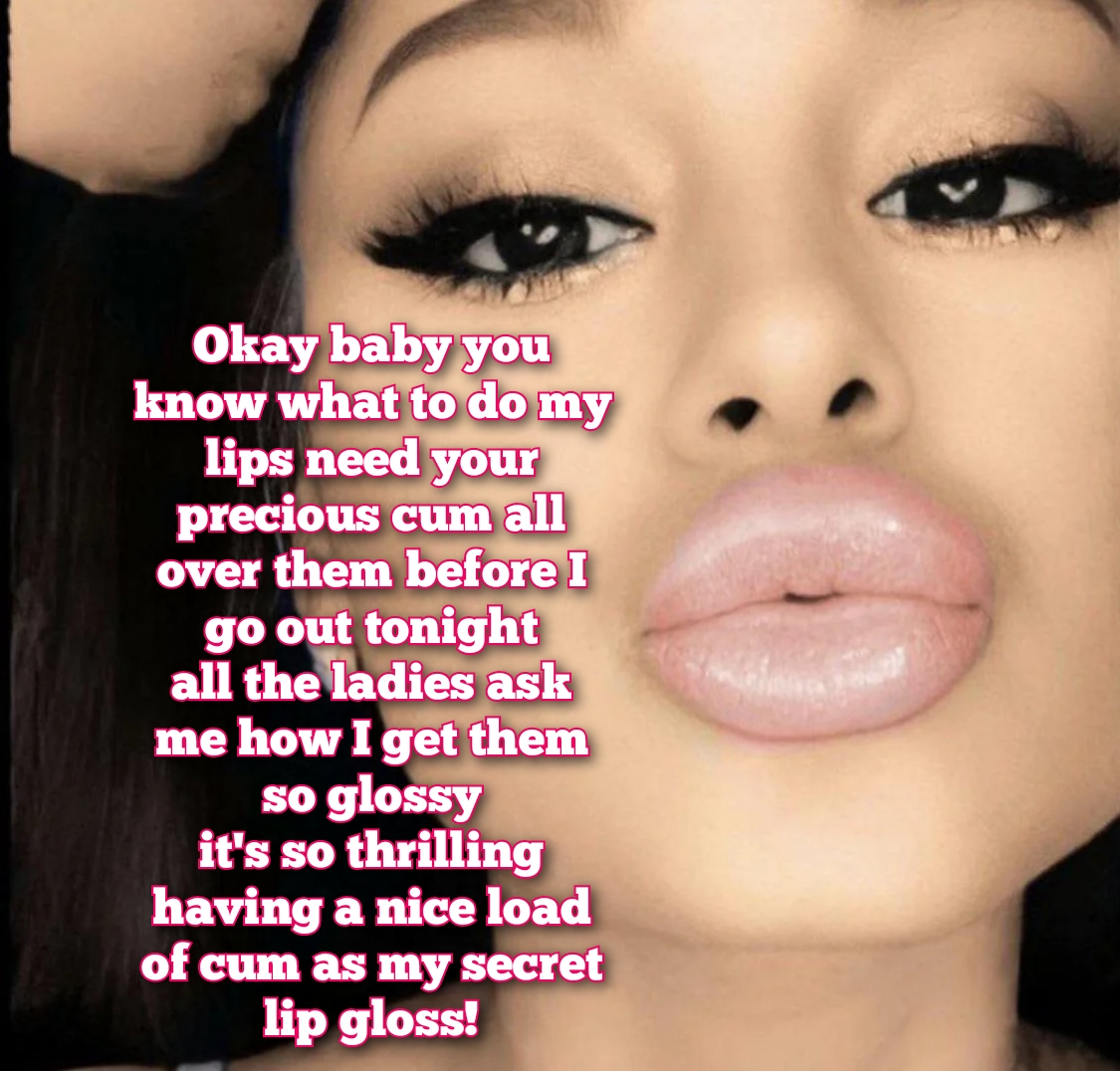 Ariana Grande needs her lips glossed | Scrolller