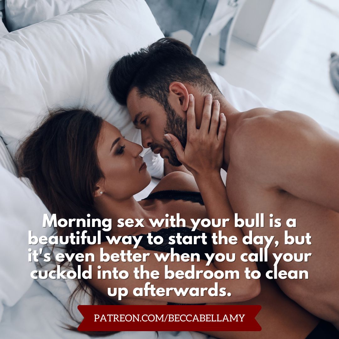 Morning Sex With Her Bull. Cleanup for Her Cuckold. | Scrolller