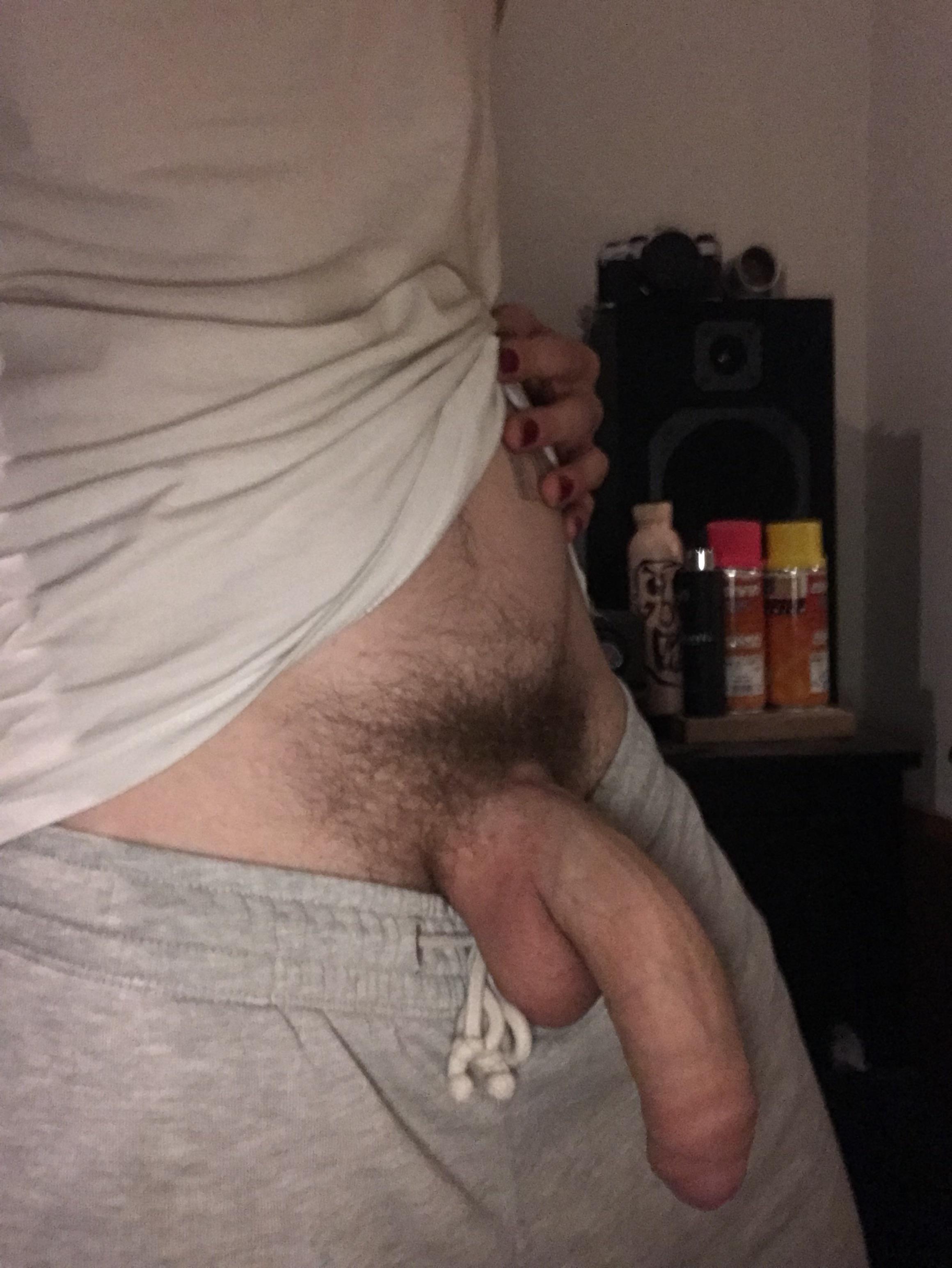 Oops did my big cock flip out of my sweatpants…my bad 👀 | Scrolller