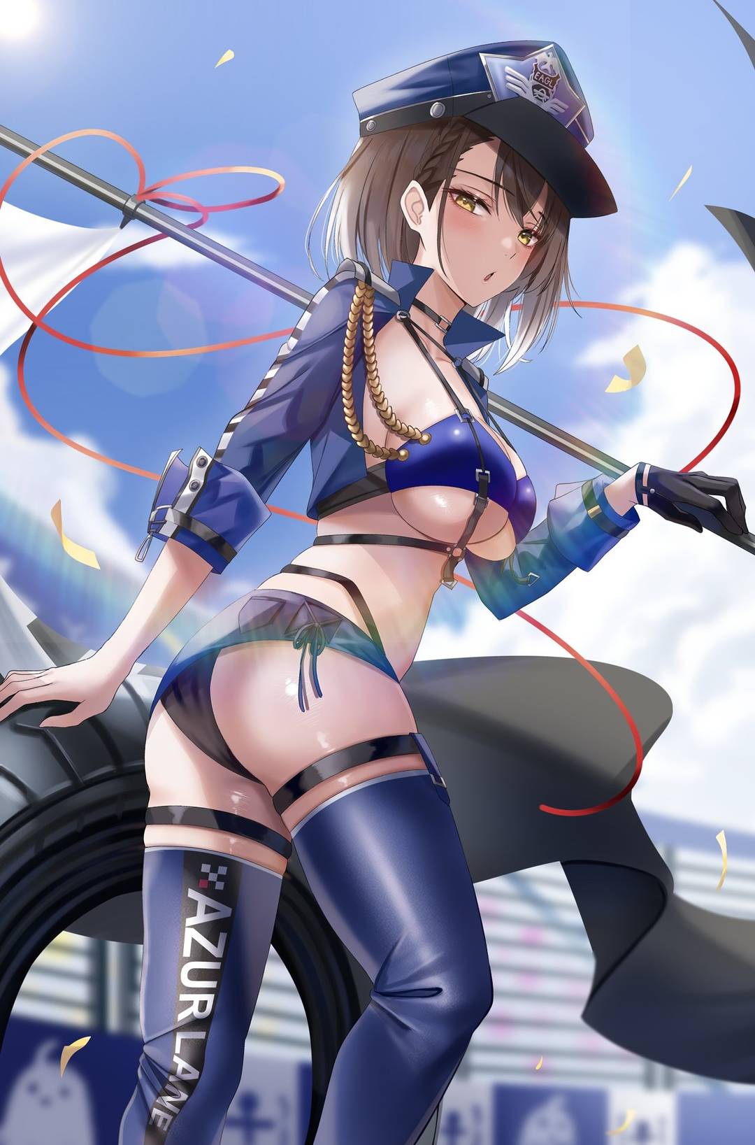 Race Queen Baltimore Azur Lane Scrolller