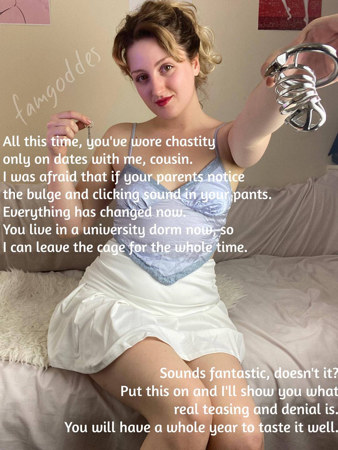 sis] [chastity] [teasing] [denial] | Scrolller