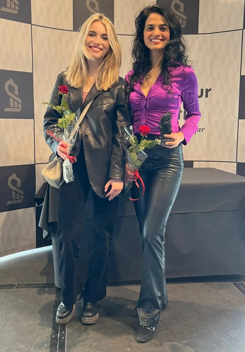 Tania Sachdev with Anna Cramling after Finishing the Reykjavik Chess Open  2022 | Scrolller