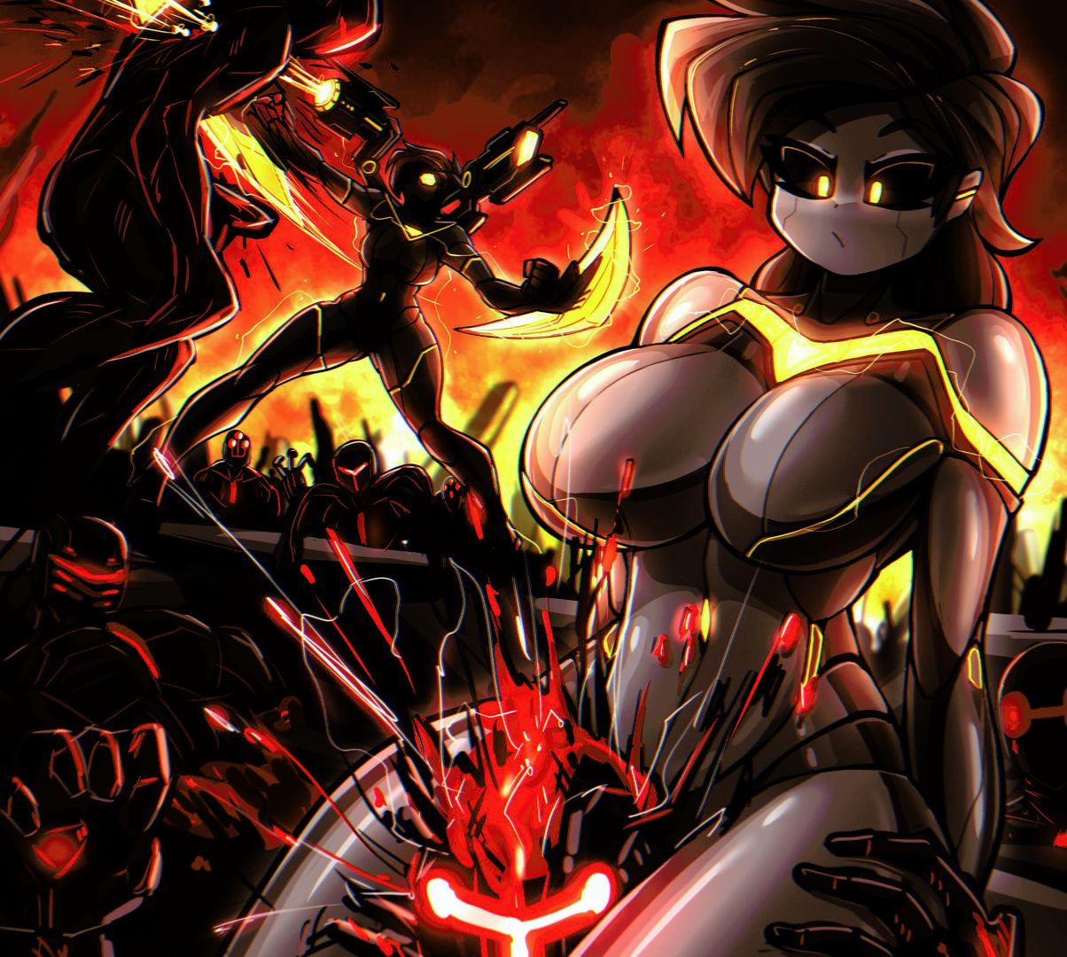 Albry and Kyurby versus the robot horde (@zzzHADOzzz)  Scrolller