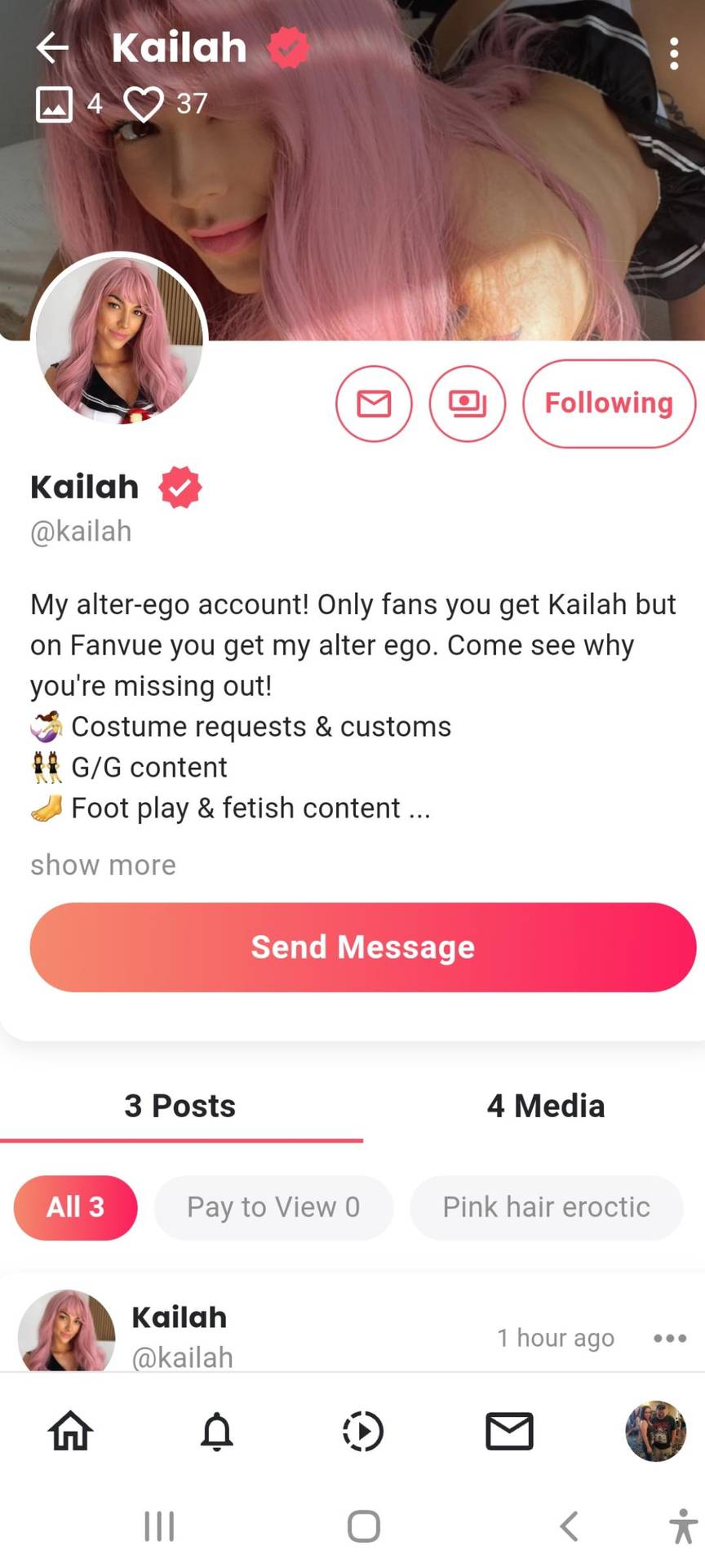 Kailah Casillas has a new page on Fanvue | Scrolller