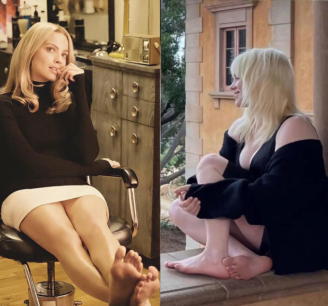 WYR get a footjob from Margot Robie or Billie Eilish? | Scrolller